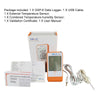 Elitech GSP-6 ISO 17025 Certified Digital Temperature and Humidity Data Logger -40℉ to 158℉ Max Accuracy up to ±0.6℉ Audio Alarm 2-Year Certificate Max/Min Value Display