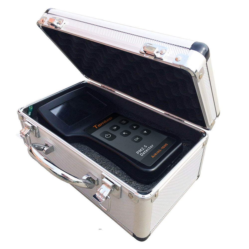 Temtop Airing-1000 2nd Generation Professional Laser Air Quality Monitor PM2.5 PM10 Detector Particle Counter Dust Meter Real Time High Accuracy Data Export