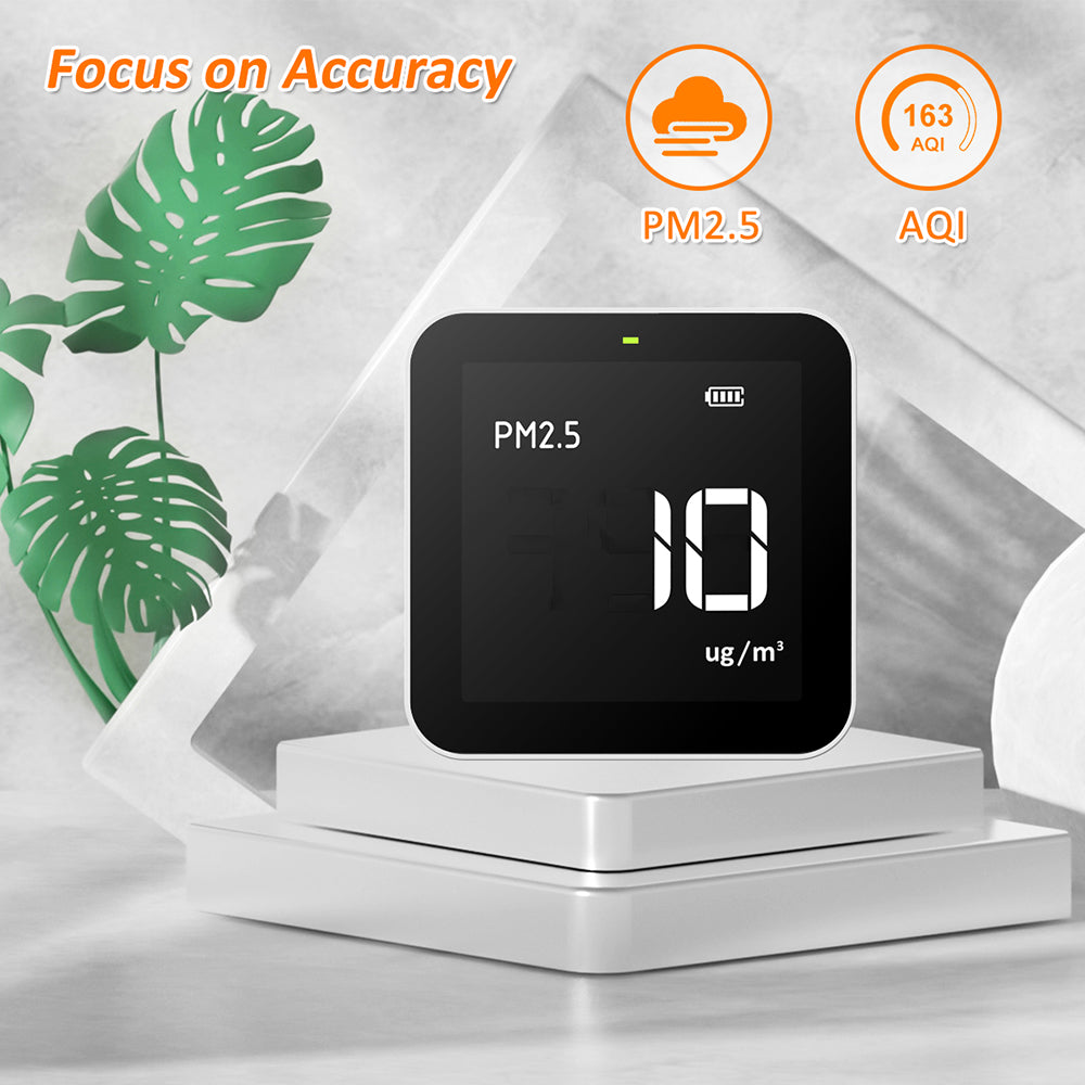 Temtop P10 Air Quality Monitor Real-time Particulate Matter PM2.5 AQI Monitor-