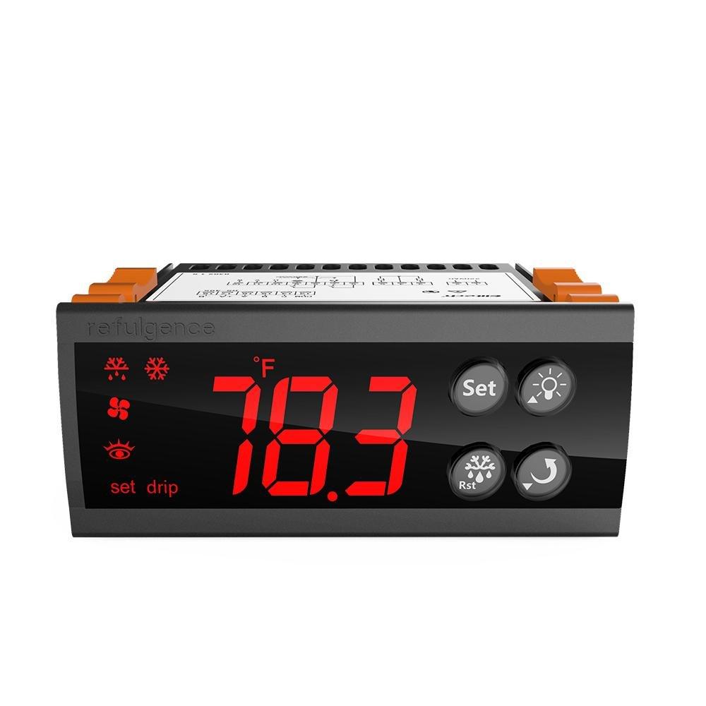 Elitech ECS-06CX Digital Temperature Controller 110V Fahrenheit and Centigrade Thermostat Cooling Heating