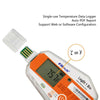 Elitech LogEt 1Bio Temperature Data Logger Single Use PDF Report USB Port 16000 Points - Elitechustore