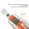 Elitech LogEt 1TH Temperature and Humidity Data Logger Single Use PDF Report USB Port 16000 Points - Elitechustore