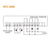 Elitech MTC-5080 Digital Temperature Controller Universal Thermostat Cold room Refrigerator Cooling Defrost Fan