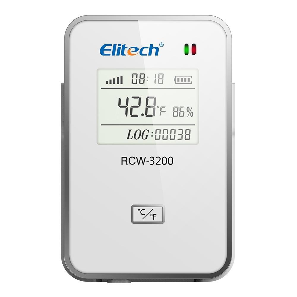 Elitech RCW-3000 & RCW-3200 WiFi 4G Wireless Temperature Humidity Data Logger and Transceiver Monitor System with Cloud and Mobile App