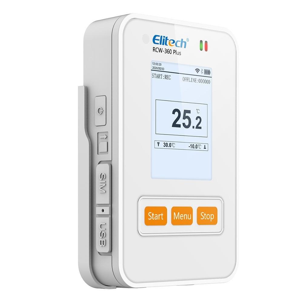 Elitech RCW-360 Plus WiFi Temperature and Humidity Data Logger Temperature Recorder Data Logger APP Cloud Data Storage