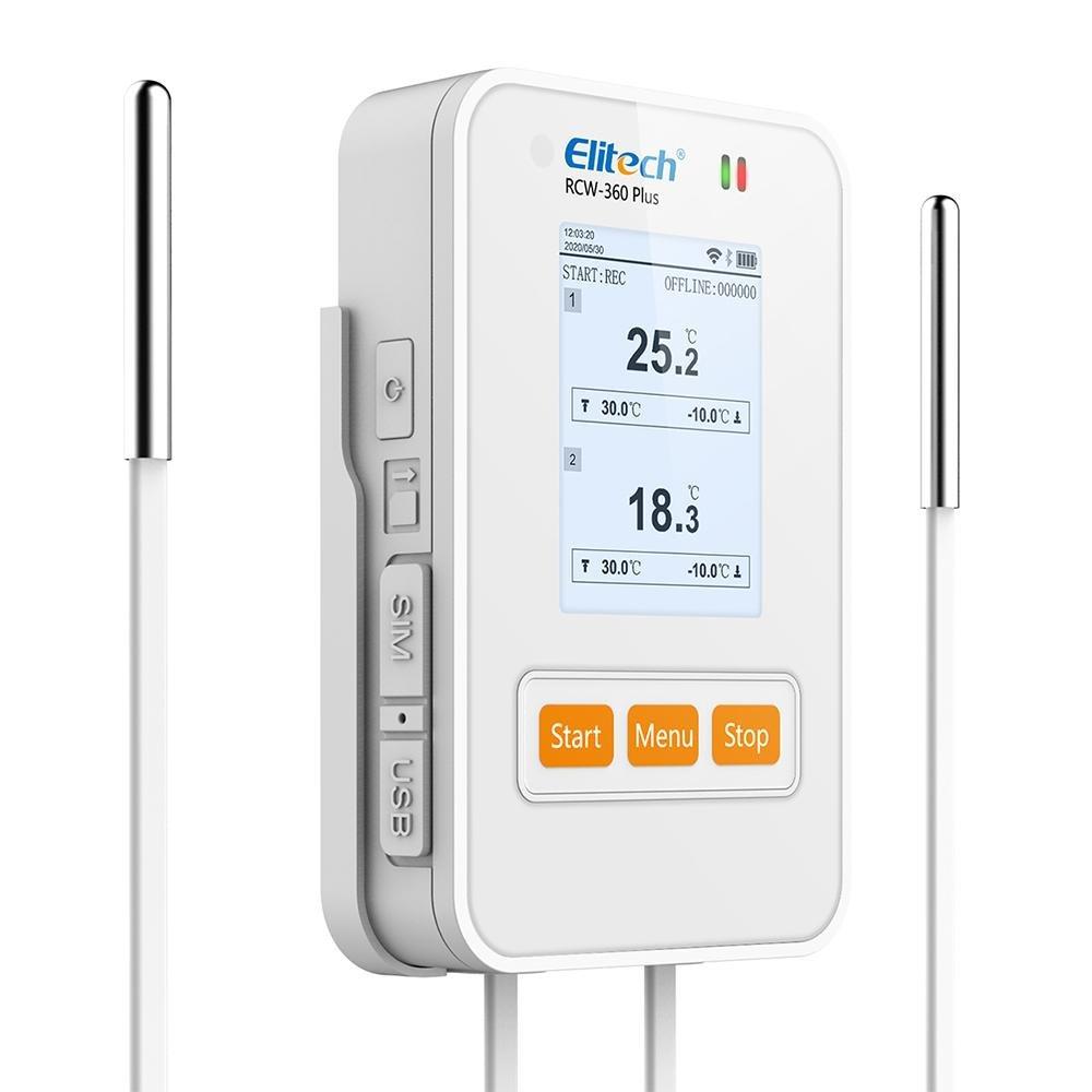 Elitech RCW-360 Plus WiFi Temperature and Humidity Data Logger Temperature Recorder Data Logger APP Cloud Data Storage