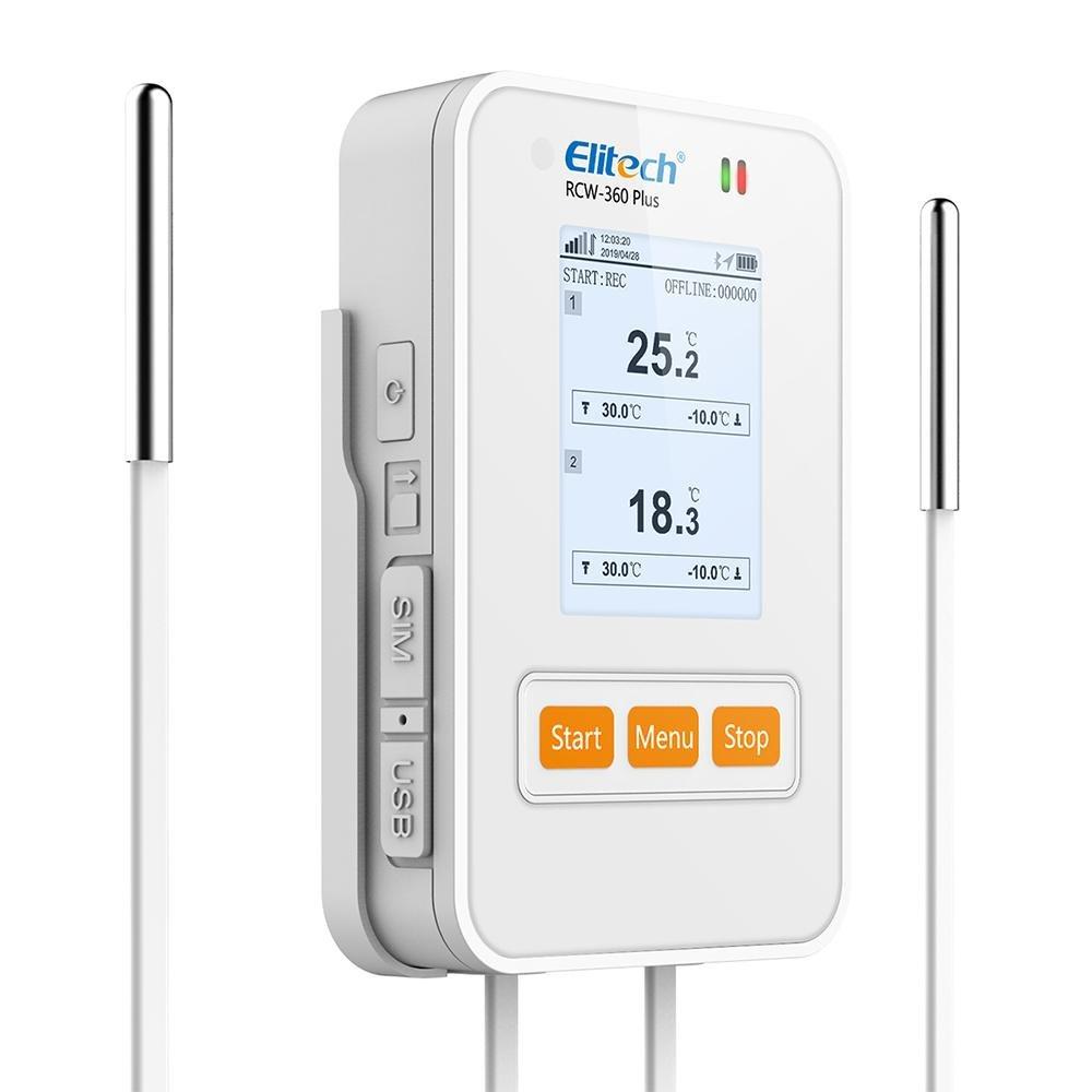 Elitech RCW-360 Plus WiFi Temperature and Humidity Data Logger Temperature Recorder Data Logger APP Cloud Data Storage