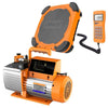 Elitech SVP-7 Vacuum Pump 7 CFM 2 Stage Intelligent HVAC LMC-300A Refrigerant Charging/Recover Scale Charging Valve 330lbs/150kg - Elitech Technology, Inc.