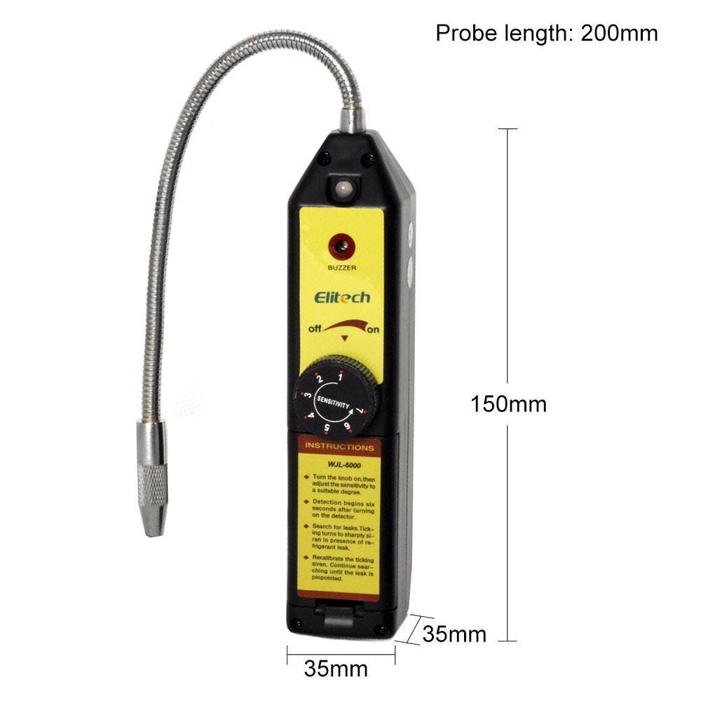 Elitech SVP-7 Vacuum Pump 7 CFM 2 Stage Intelligent HVAC WJL-6000 Freon Halogen Leak Detector - Elitech Technology, Inc.
