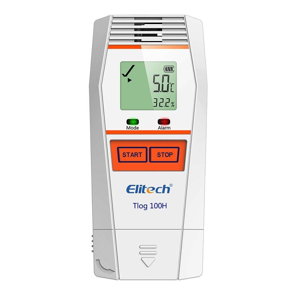 Elitech Tlog 100 Series Temperature and Humidity Data Logger Reusable PDF Report USB Port External Sensor 32000 Points - Elitech Technology, Inc.