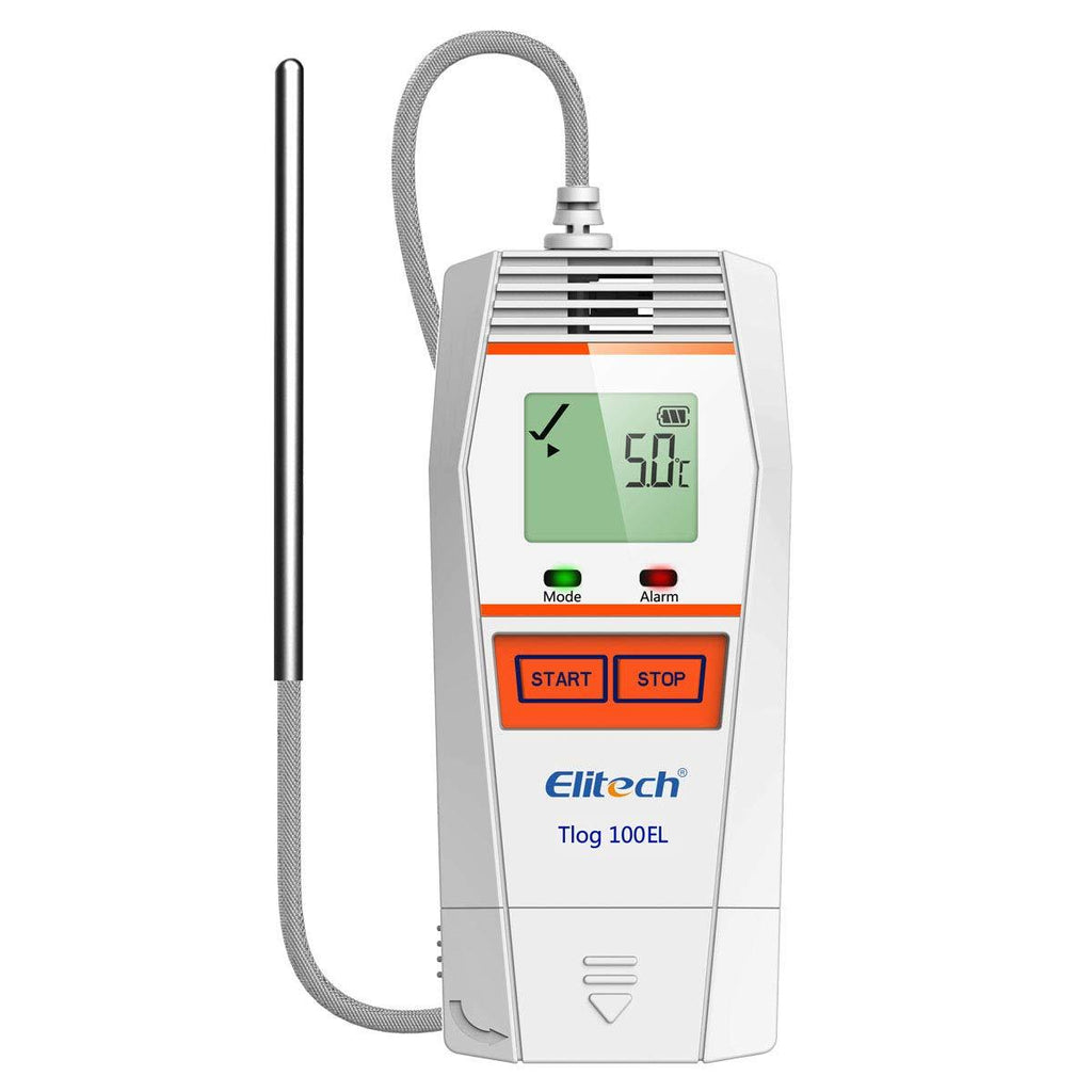 Elitech Tlog 100EL Temperature Data Logger Reusable Ultra Low Temperature Recorder PDF Report USB Port 32000 Points - Elitech Technology, Inc.