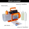 Elitech Vacuum Pump 2 Stage Intelligent HVAC Refrigerant Recharging, Touch Screen, Data Logging and Storage via App - Elitech Technology, Inc.