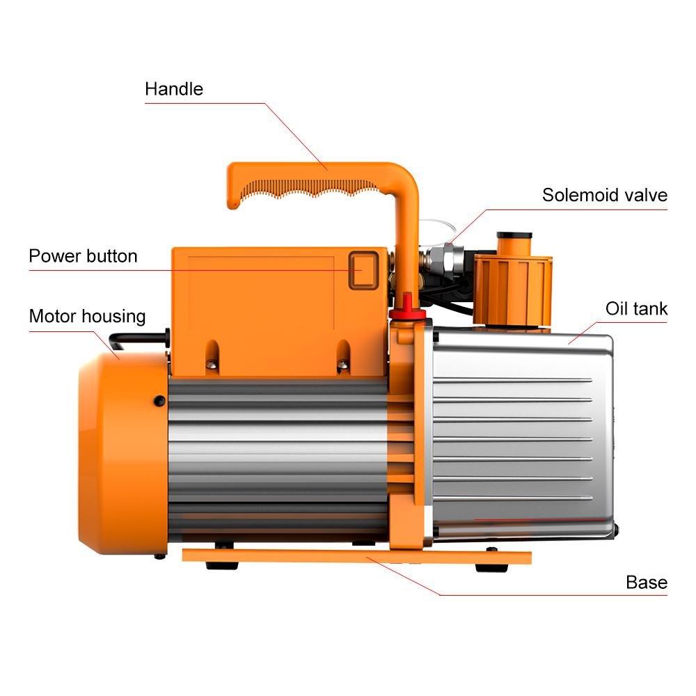Elitech Vacuum Pump 2 Stage Intelligent HVAC Refrigerant Recharging, Touch Screen, Data Logging and Storage via App - Elitech Technology, Inc.