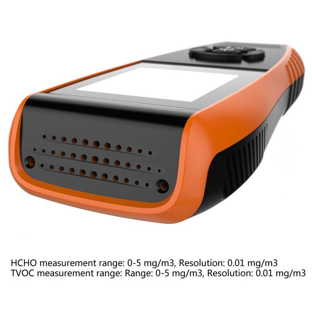 Temtop H3 Air Quality Detector Professional HCHO TVOC Real Time Monitor Audio Alarm TFT Color Screen Rechargeable - Elitechustore