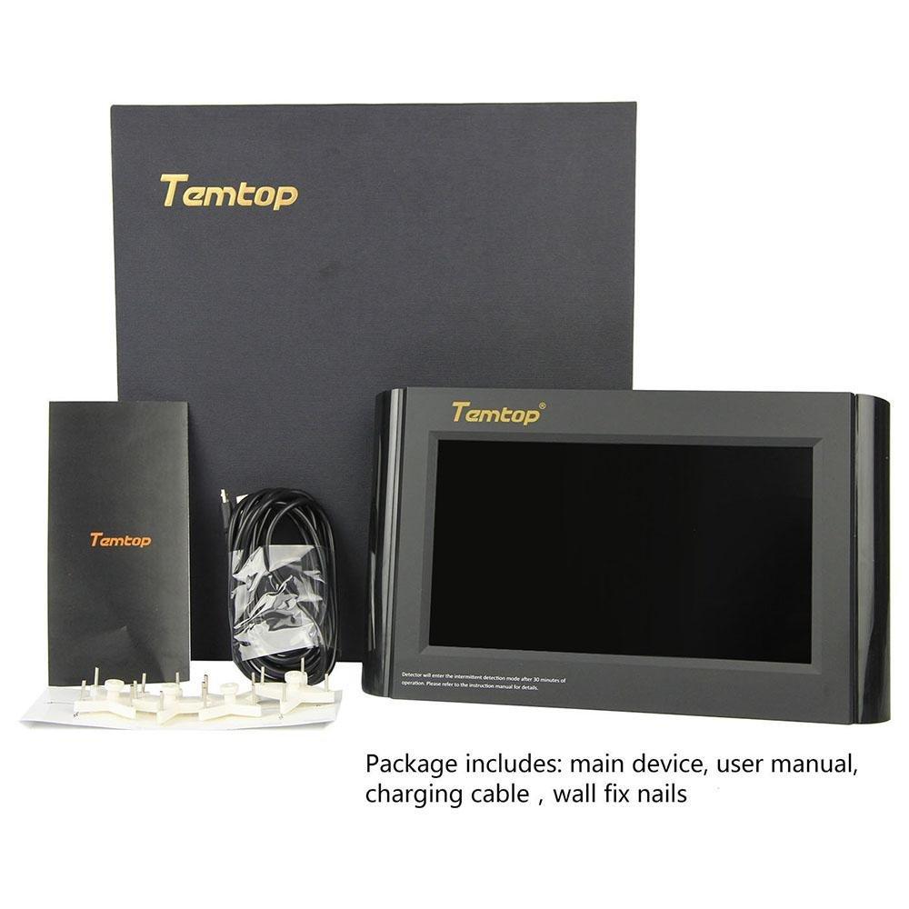Temtop P1000 Air Quality Detector Professional CO2/PM2.5/PM10 Temperature & Humidity Monitor Air Quality Meter - Elitechustore
