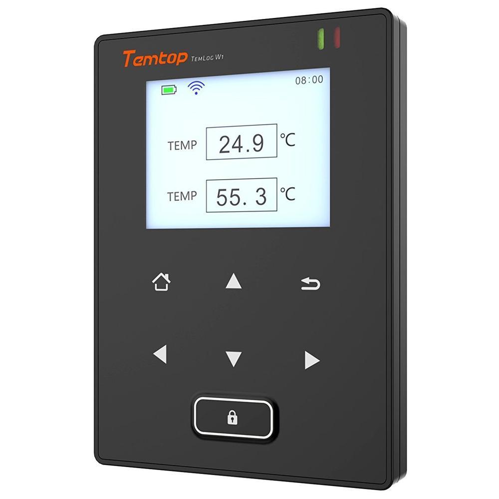 Temtop TemLog W1 Intelligent Wifi Temperature Data Logger Double Temperature Sensors Free Cloud Platform & Cell Phone Application - Elitechustore